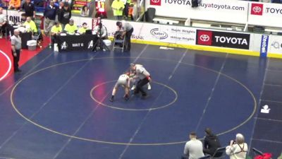 110 lbs Consi Of 32 #1 - Keaton Brokenshire, Benton vs Maximus Ritz, Norwin