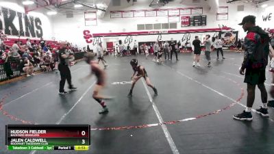 65/70 Quarterfinal - Hudson Fielder, Backyard Brawlers vs Jalen Caldwell, Rockmart Takedown Club