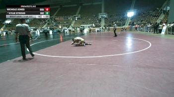 1-5A 107 Quarterfinal - Nichole Jones, Dora vs Kylie Stroud, Dadeville High School