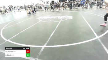 126 lbs Round Of 32 - Adden Jarman, Mat Monsters vs Landon Boyd, Badlands WC