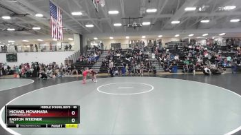 85 lbs Semifinal - Easton Weidner, 2TG vs Michael Mcnamara, Edwardsville HS