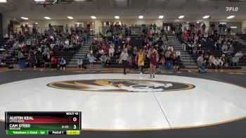 165 lbs Quarterfinal - Cam Steed, Missouri vs Austin Keal, Little Rock