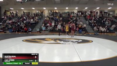 165 lbs Quarterfinal - Cam Steed, Missouri vs Austin Keal, Little Rock