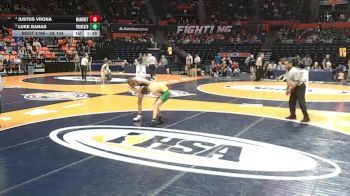 2A 144 lbs Cons. Round 1 - Luke Banas, New Lenox (Providence Catholic) vs Justus Vrona, Mahomet (M.-Seymour)
