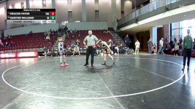 105 lbs Champ. Round 1 - Deacon Payne, Tabb Wrestling Club vs Sawyer Williams, 84 Athletes