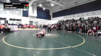 150 lbs Semifinal - Chris Anguiano, Millikan vs Jacob Bell, Etiwanda