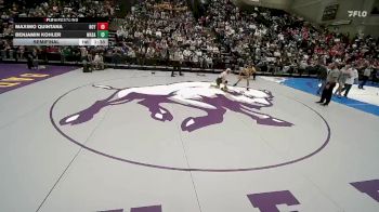 5A 138 lbs Semifinal - Benjamin Kohler, Wasatch vs Maximo Quintana, Roy