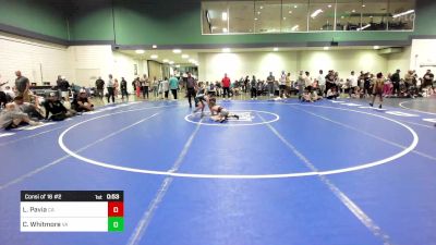 65 lbs Consi Of 16 #2 - Luca Pavia, CA vs Caiden Whitmore, VA