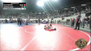 100 lbs Round Of 16 - Silas Bratten, Jacket Wrestling Club vs Grayson Lewis, Shawnee Takedown Club