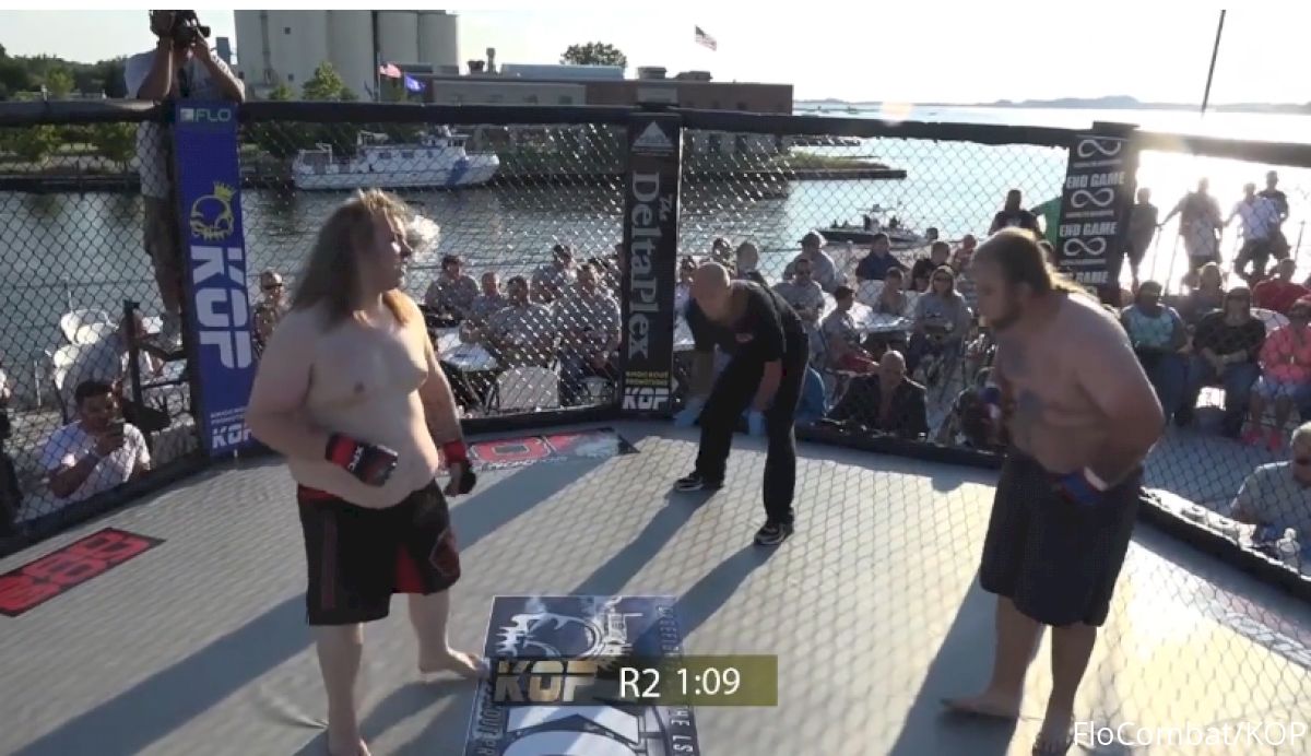 Watch: Fighter Pukes, Gets Disqualified At KOP 57