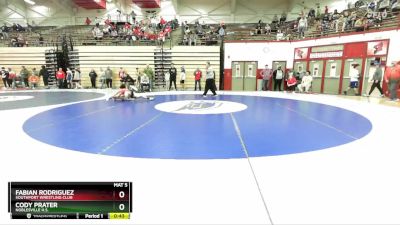 113 lbs Cons. Round 6 - Cody Prater, Noblesville H.S. vs Fabian Rodriguez, Southport Wrestling Club