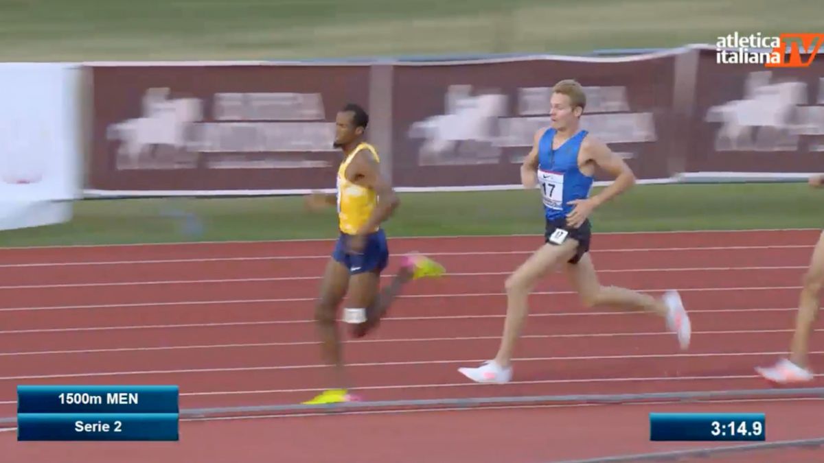 WATCH: Drew Hunter 3:36.77 1500m