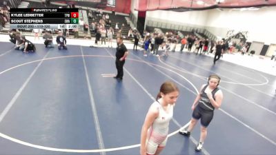 110-120 lbs Round 1 - Scout Stephens, Sanderson Wrestling Academy vs Kylee Ledbetter, Team Prestige Wrestling