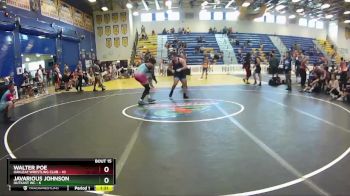 195 lbs Quarters & Wb (16 Team) - Javarious Johnson, OutKast WC vs Walter Poe, Oakleaf Wrestling Club