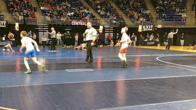 90 lbs Round Of 32 - Jacob Heiser, Faith Christian vs Waylon Albrecht, Fort LeBoeuf