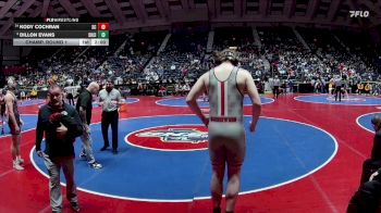 1A-215 lbs Champ. Round 1 - Dillon Evans, Social Circle vs Kody Cochran, Screven County