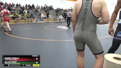 165-175 lbs Round 4 - Elijah Davis, Burlington Notre Dame vs Caden Tonelli, Clear Creek-Amana