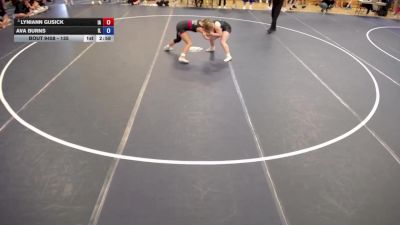 135 lbs Champ. Round 2 - Lyniann Gusick, IA vs Ava Burns, IL