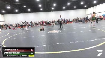 47 lbs Round 2 - Chapman Henke, PALMETTO STATE WRESTLING ACADEMY vs Cannon Eckhardt, Unattached