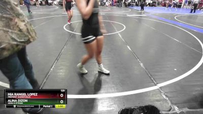 125 lbs Cons. Round 3 - Alina Dizon, John H Pitman vs Mia Rangel Lopez, Fremont (Sunnyvale)