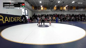 145 lbs Champ. Round 1 - Lilianna Mendez, Irvine vs Lilianne Donan, Silverado