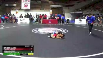 62 lbs Cons. Round 4 - Ernest Garcia, Trojan Jr Wrestling vs Adelina Anes, Team Selma Wrestling Club