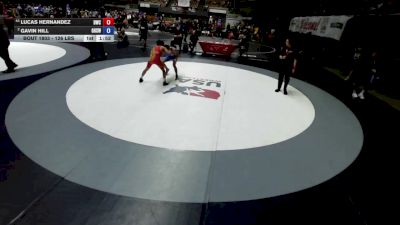 126 lbs Champ. Rd Of 64 - Lucas Hernandez, Driller Wrestling Club vs Gavin Hill, Gregori High School Wrestling