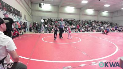 46 lbs Consolation - Sergio Thompson, Fort Gibson Youth Wrestling vs ZaKyan McKeefer, Checotah Matcats