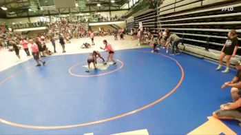 112-122 lbs Cons. Round 2 - Kara Knipp, Team Mascoutah WC vs Michaela Hitle, Timber Wolves Wrestling Club