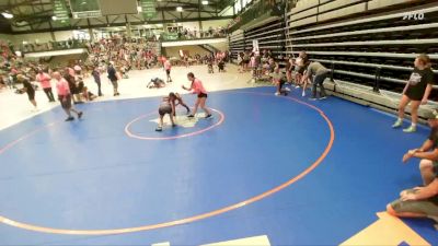 112-122 lbs Cons. Round 2 - Kara Knipp, Team Mascoutah WC vs Michaela Hitle, Timber Wolves Wrestling Club