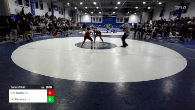 145 lbs Consi Of 8 #1 - Nolan Bastis, Boston College vs Vehaan Keswani, Lincoln-Sudbury