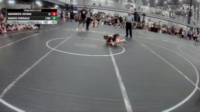 60 lbs Round 5 (6 Team) - Maeve Fernald, CTWHALE ORCA vs Maverick Jovino, The Outsiders