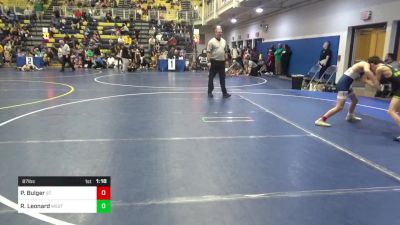 87 lbs Quarterfinal - Patrick Bulger, St. James vs Ryker Leonard, Westshore