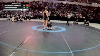 Girls 145 lbs 1st Place Match - Wendy Sheppard, Los Alamos vs Neviah Varela-Marquez, Sandia
