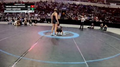 Girls 145 lbs 1st Place Match - Wendy Sheppard, Los Alamos vs Neviah Varela-Marquez, Sandia