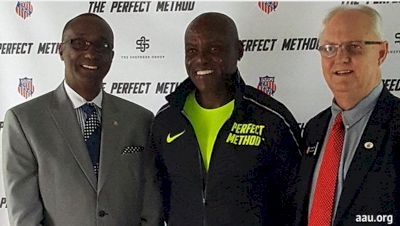 AAU Partners With Carl Lewis & Perfect Method