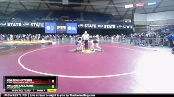 115 lbs Cons. Round 4 - Kinleigh Mattern, Scrap Yard Garage Wrestling vs Iwalani Kalilikane, UP Outlaw WC