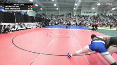 195 lbs Quarterfinal - Lincoln Carlson, CT vs Devin Kinlicheenie, AZ