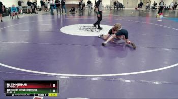 85 lbs Round 2 (3 Team) - RJ Timmerman, St. Peter vs George Rosenbrook, F/MCC