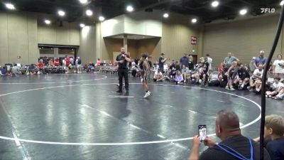 65 lbs Round 4 (8 Team) - Kaleb Leitch, Indiana Outlaws vs Zander Nezbeth, Panhandle Pittbulls