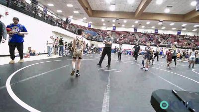 67 lbs Consi Of 8 #2 - Corbin Thigpen, Choctaw Ironman vs Ruger Elizondo, Blue Devil Wrestling