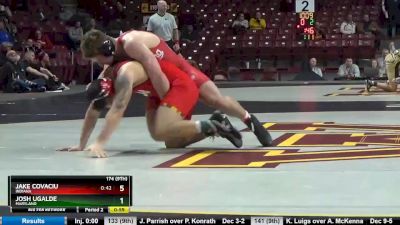 174 lbs Quarterfinal - Josh Ugalde, Maryland vs Jake Covaciu, Indiana