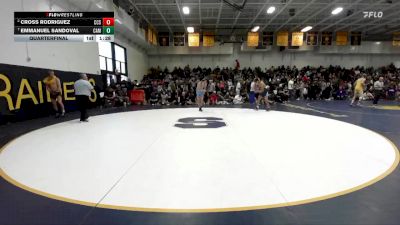 165 lbs Quarterfinal - Emmanuel Sandoval, Camarillo vs Cross Rodriguez, Calvary Chapel/SA