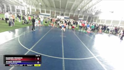 105 lbs Quarterfinal - Danner Fenwick, Empire Wrestling Club vs Ryder Rhoades, Uintah Wrestling
