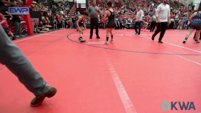 90 lbs Rr Rnd 1 - Abel Vigil, Team Nomad vs Joel Ramirez, Hennessey Takedown Club