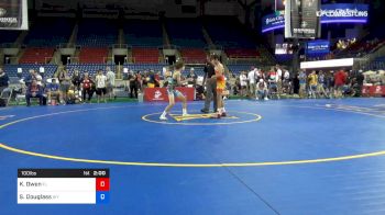 100 lbs Cons 8 #2 - Kai Owen, Florida vs Sefton Douglass, Wyoming