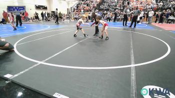 49 lbs Consi Of 8 #1 - Silas Wheeler, Locust Grove Youth Wrestling vs Maverick Schadegg, Skiatook Youth Wrestling