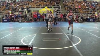 124 lbs Cons. Round 5 - Raiden Boney (se3), Ohio G2 vs Gordon Cyrus (se2), Huntington Huntsmen