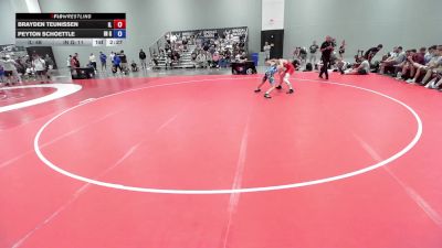 120 lbs Brayden Teunissen, Illinois vs Peyton Schoettle, Indiana Gold