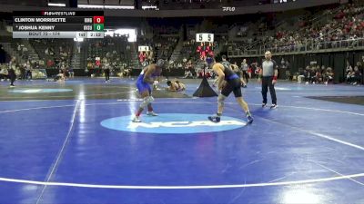 174 lbs Champ. Round 1 - Clinton Morrisette, King (TN) vs Joshua Kenny, Grand Valley St.